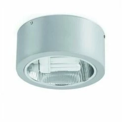 FARO BARCELONA Plafonnier 2L 26W Gris POTE 2 - Gris