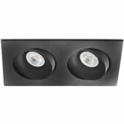 FARO BARCELONA ARGÓN Lampe Encastrable Au Plafond Noir De FARO