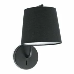 FARO BARCELONA Applique Berni Noir 1 X E27 20W - Noir