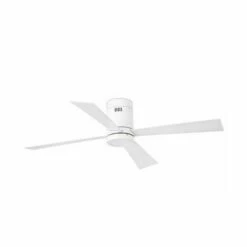 FARO BARCELONA Ventilateur Plafonnier Lumineux TIMOR - Pièce 17,6m2 - 3 Vitesses - Blanc