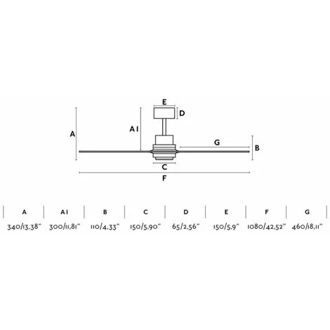 FARO BARCELONA Ventilateur Plafonnier Mini Lantau - Pièce 13m2 - 3 Vitesses 5 FARO BARCELONA Ventilateur Plafonnier Mini Lantau - Pièce 13m2 - 3 Vitesses – Image 3