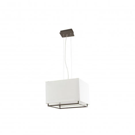 FARO BARCELONA Suspension Marron Vesper 3 Ampoules - Marron 3 FARO BARCELONA Suspension Marron Vesper 3 Ampoules - Marron