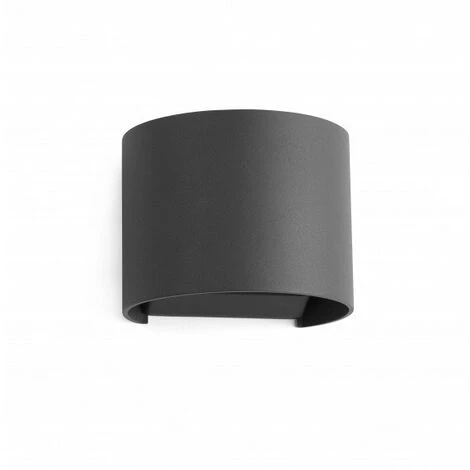 FARO BARCELONA Aplique Murale De Jardin Gris Foncé Sunset 2 Ampoules - Gris 3 FARO BARCELONA Aplique Murale De Jardin Gris Foncé Sunset 2 Ampoules - Gris