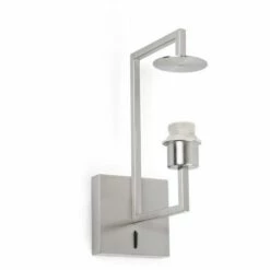 FARO BARCELONA Applique Avec Frame Nickel E27 15W - Gris