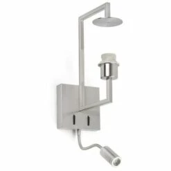 FARO BARCELONA Applique Frame Nickel E27 3W - Gris