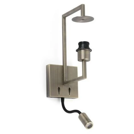 FARO BARCELONA Applique Frame Or E27 3W - Laiton Or Doré 3 FARO BARCELONA Applique Frame Or E27 3W - Laiton Or Doré