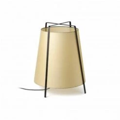 FARO BARCELONA Lampe De Table Beige Akane 1 Ampoule H59 - Beige