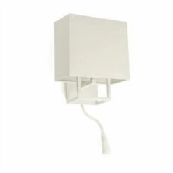 FARO BARCELONA Applique Blanc Avec Led E14 20W Led 1W Vesper - Blanc