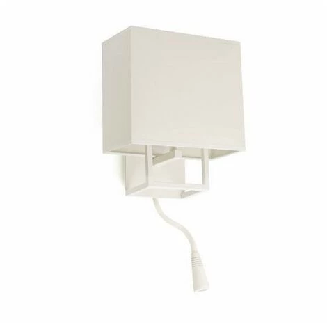 FARO BARCELONA Applique Blanc Avec Led E14 20W Led 1W Vesper - Blanc 3 FARO BARCELONA Applique Blanc Avec Led E14 20W Led 1W Vesper - Blanc