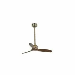 FARO BARCELONA Ventilateur De Plafond Or Vieilli Et Pâles En Bois Just Fan - 81CM - Sans Ampoule -FARO BARCELONA Soldes 23461071 2