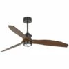 FARO BARCELONA Ventilateur De Plafond Avec Kit Lumière Faro Just Fan Noir Métal 33395+33391 - Noir -FARO BARCELONA Soldes 26837968 1
