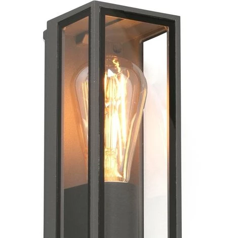 FARO BARCELONA Applique Aluminium Gris Anthracite E27 - Gris Anthracite 4 FARO BARCELONA Applique Aluminium Gris Anthracite E27 - Gris Anthracite – Image 2