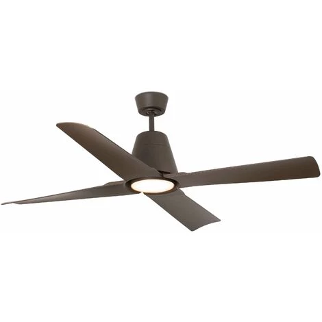 FARO BARCELONA Ventilateur De Plafond Outdoor Typhoon DC Marron Avec LED 3 FARO BARCELONA Ventilateur De Plafond Outdoor Typhoon DC Marron Avec LED