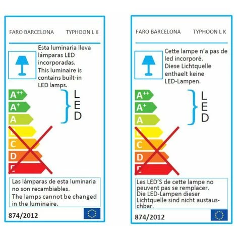 FARO BARCELONA Ventilateur De Plafond Outdoor Typhoon DC Marron Avec LED 4 FARO BARCELONA Ventilateur De Plafond Outdoor Typhoon DC Marron Avec LED – Image 2