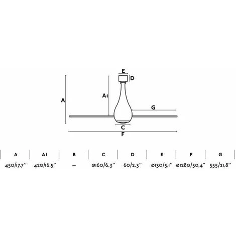 FARO BARCELONA Ventilateur De Plafond Mini Eterfan DC Blanc Brillant 5 FARO BARCELONA Ventilateur De Plafond Mini Eterfan DC Blanc Brillant – Image 3