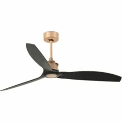 FARO BARCELONA Ventilateur De Plafond Just Fan Cuivre / Noir 128 Cm