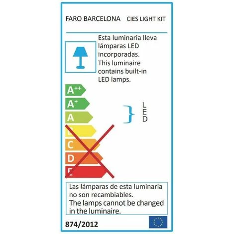 FARO BARCELONA Ventilateur De Plafond Cies DC 210 Cm Avec LED 5 FARO BARCELONA Ventilateur De Plafond Cies DC 210 Cm Avec LED – Image 3