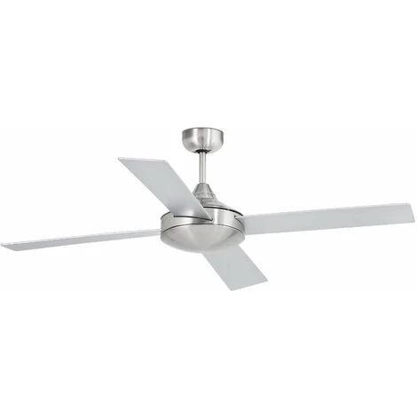 FARO BARCELONA Ventilateur De Plafond Mallorca Nickel 132 Cm 4 FARO BARCELONA Ventilateur De Plafond Mallorca Nickel 132 Cm – Image 2