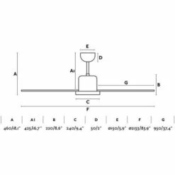 FARO BARCELONA Ventilateur De Plafond Andros DC Marron 213 Cm 7 FARO BARCELONA Ventilateur De Plafond Andros DC Marron 213 Cm -FARO BARCELONA Soldes 29811195 3