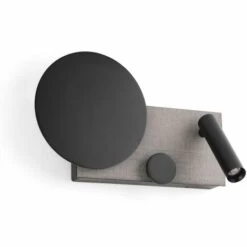 FARO BARCELONA KLEE LED Applique Gauche Gris Avec Lecteur