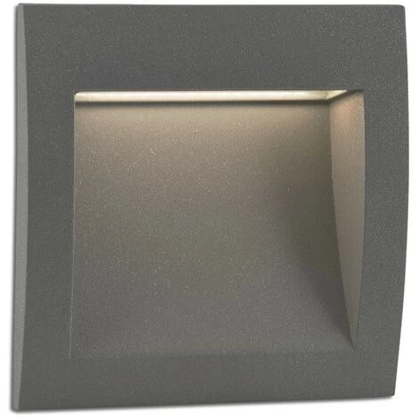 FARO BARCELONA SEDNA-1 - Lampe Encastrable Au Mur Gris Foncé De FARO 5 FARO BARCELONA SEDNA-1 - Lampe Encastrable Au Mur Gris Foncé De FARO – Image 3