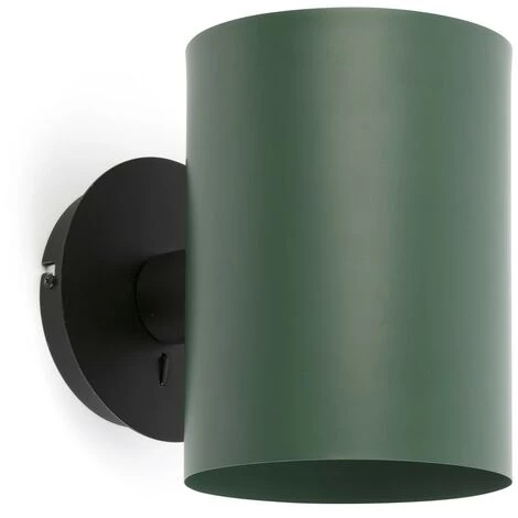 FARO BARCELONA GUADALUPE Applique Murale Noire/vert 3 FARO BARCELONA GUADALUPE Applique Murale Noire/vert