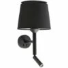 FARO BARCELONA SAVOY Applique Murale Avec Lecteur Noire/noire 1 FARO BARCELONA SAVOY Applique Murale Avec Lecteur Noire/noire -FARO BARCELONA Soldes 30276940 1