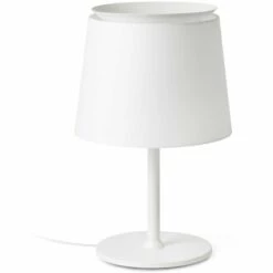 FARO BARCELONA SAVOY Lampe De Table Blanc/blanc