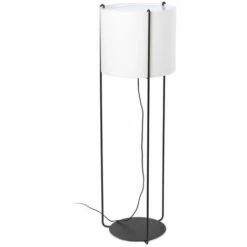 FARO BARCELONA DRUM Lampadaire Noire/beige