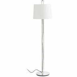 FARO BARCELONA MONTREAL Lampedaire Chrome/beig