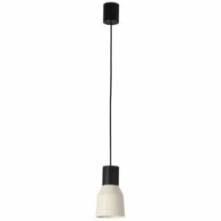 FARO BARCELONA KOMBO Lampe Suspension Beige Ø120 1L