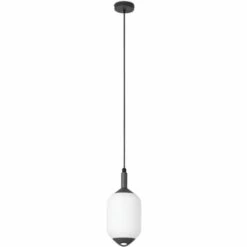 FARO BARCELONA SAIGON Lampe Suspension Grise/blanche Mat R17 Hole Cap
