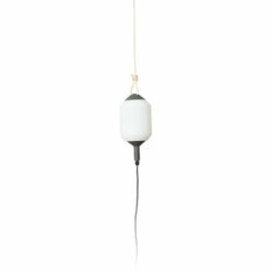 FARO BARCELONA SAIGON Lampe Portable Et Suspension Grise/blanc Mat R17 Hole Cap