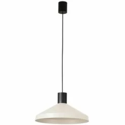 FARO BARCELONA KOMBO Lampe Suspension Beige Ø400 1L
