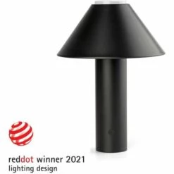 FARO BARCELONA FUJI Lampe Portable Noire