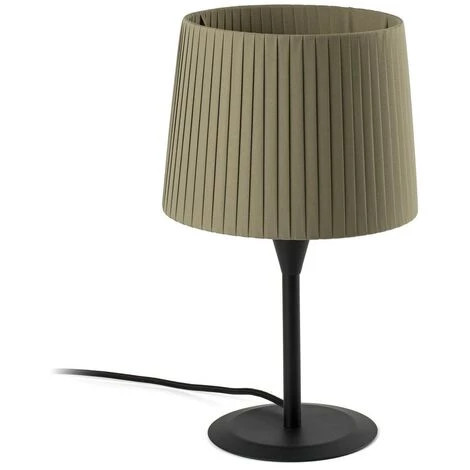 FARO BARCELONA SAMBA Mini Lampe De Table Noire/enrubanné Vert 3 FARO BARCELONA SAMBA Mini Lampe De Table Noire/enrubanné Vert