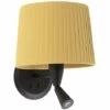 FARO BARCELONA SAMBA Applique Murale Avec Lecteur Noire/enrubannée Jaune -FARO BARCELONA Soldes 32515834 1