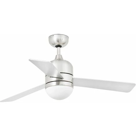 FARO BARCELONA Ventilateur De Plafond Cebu Nickel 102 Cm Avec Lumière 4 FARO BARCELONA Ventilateur De Plafond Cebu Nickel 102 Cm Avec Lumière – Image 2