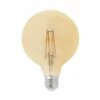 FARO BARCELONA Ampoule Globe Filament Led Ambre E27 4W 2200K Ø12 - Laiton Or Doré -FARO BARCELONA Soldes 3302684 1