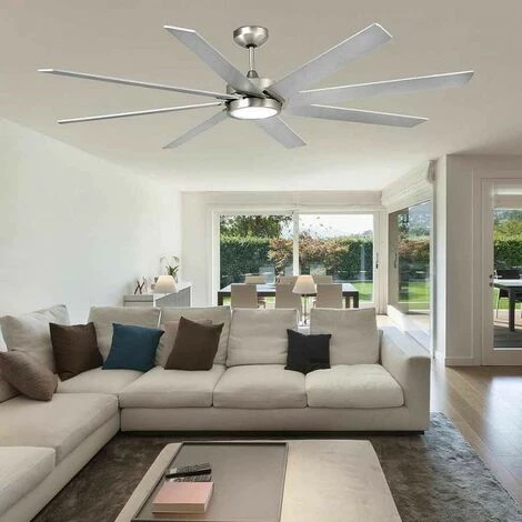 FARO BARCELONA Century Nickel Fan, DC Motor, Led Intégrée FARO 6 FARO BARCELONA Century Nickel Fan, DC Motor, Led Intégrée FARO – Image 4