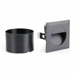 FARO BARCELONA CARTER - Lampe Encastrable Au Mur Gris Foncé De FARO