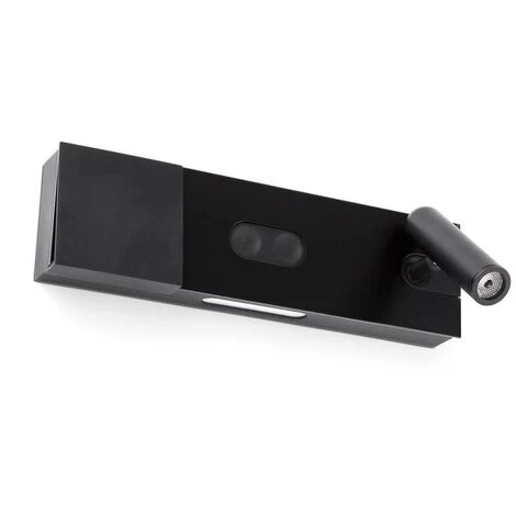 FARO BARCELONA Applique Aluminium Noir Led - Noir 3 FARO BARCELONA Applique Aluminium Noir Led - Noir