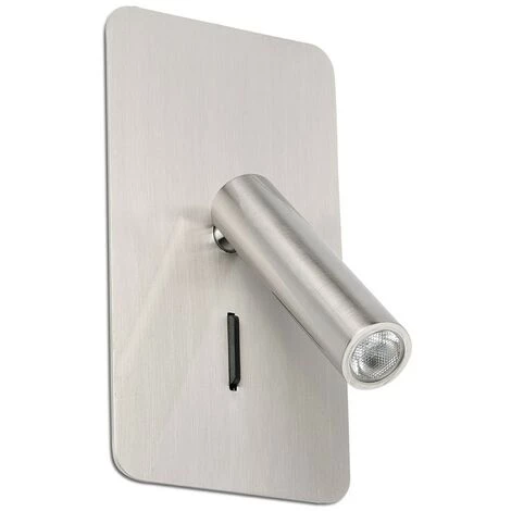 FARO BARCELONA SUAU Lampe Encastrable Au Mur Nickel Satiné De FARO 3 FARO BARCELONA SUAU Lampe Encastrable Au Mur Nickel Satiné De FARO