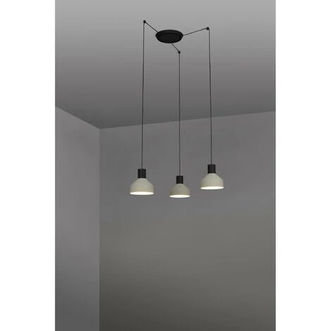 FARO BARCELONA KOMBO Lampadaire Beige Ø200 3L 3 FARO BARCELONA KOMBO Lampadaire Beige Ø200 3L