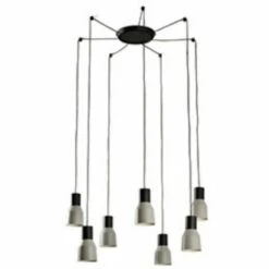 FARO BARCELONA KOMBO Lampadaire Gris Ø120 7L