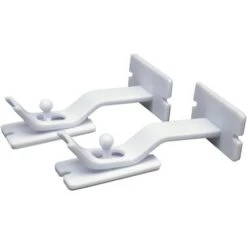 FARO BARCELONA Elro CP139 - 2 X Loquets De Sécurité Autocollantes KIDS CARE - Blanc