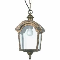 FARO BARCELONA Faro 74330 - Suspension Or Antique - JAUNE
