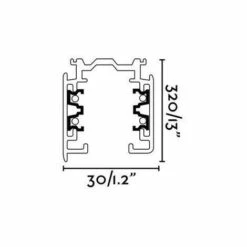 FARO BARCELONA KIT Rail De Spot Projecteur NOIR Surface 1mètre NOIR -FARO BARCELONA Soldes 495621 2