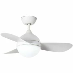 FARO BARCELONA Ventilateur De Plafond Blanc HVAR Avec Lumière -FARO BARCELONA Soldes 51142424 2