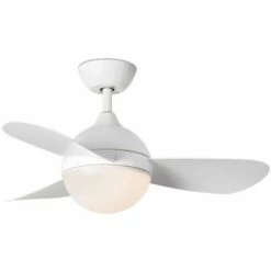 FARO BARCELONA Ventilateur De Plafond Blanc HVAR Avec Lumière -FARO BARCELONA Soldes 51142424 3
